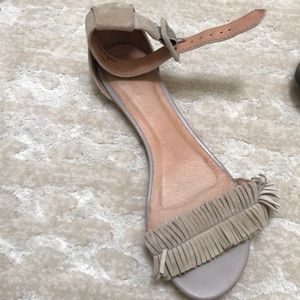 Josie fringe flat sandals